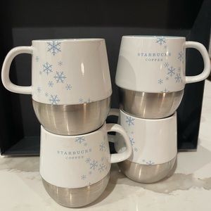 Set of Starbucks Holiday mugs